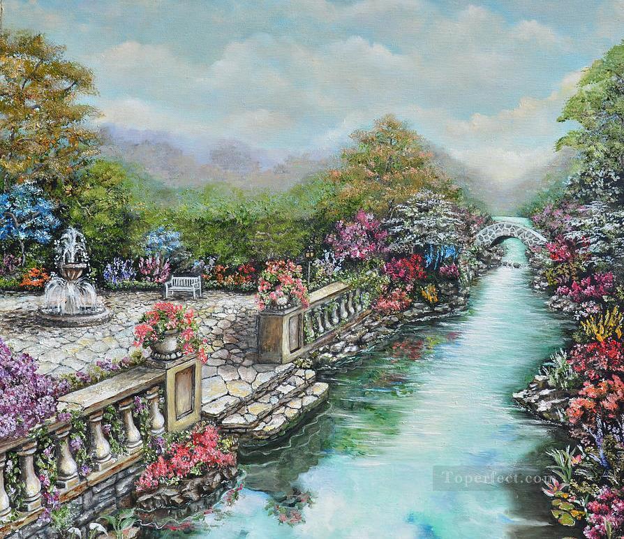 english garden Oil Paintings